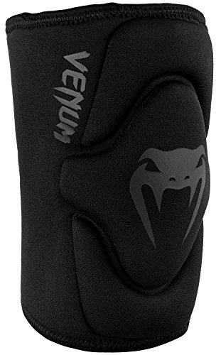 Venum VENUM-0178-114-N-XS Rodillera de Gel, Adultos Unisex, Negro/Negro, XS