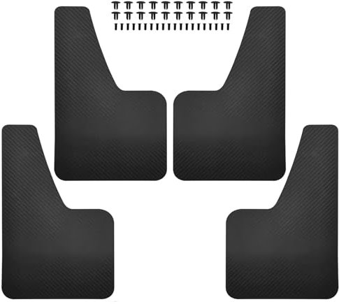 MOTOHIRO Schmutzfänger Schmutzfänger Spritzschutz Kotflügel for Seat SEAT Leon ST Cupra R Mk1 Mk2 Mk3 Mk3.5 Mk4 Ibiza 6l 6j 6k Altea Arona Exeo Auto-Schmutzfänger (Size : 4Pcs Black)