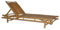 iD for You Bain de Soleil en Bambou Naturel - Dimension : 200 cm x 68 cm x h 40 cm - Dossier réglable multipostions - Kalis