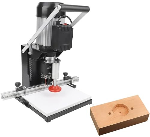 Electric Hinge Drilling Machine,Cordless Combi Drill,Portable Hinge Boring Machine for Woodworking, 2880 RPM,0-40mm Depth-Perfect for Cabinets,48-6mm