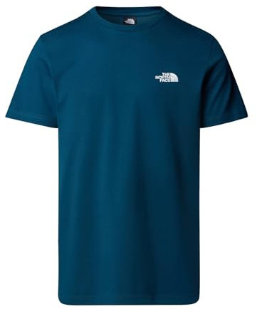 THE NORTH FACE NF0A87NG1NO1 M S/S Simple Dome Tee T-Shirt Homme TNF White Taille S