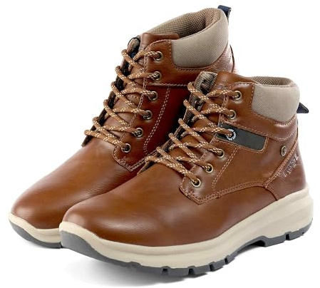 LEOSS ORIGINAL Uomo Stivaletti Stringate Basse Outdoor Scarpe Casual Biker Scarpe