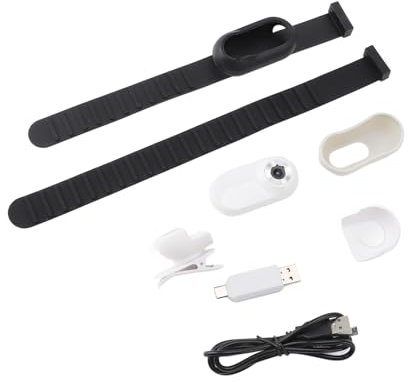 Culnflun Pet Collar Camera, HD 1080P Cat Video Camera Cat Camera Collar, Support 128G Memory Card, 170° Wide Angle Adjustable Pet Camera Collarfor, Suitable for Dog Cat Outdoor Activity