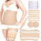 Editbar 7 PCS Übergröße Rizinusöl Packung,Castor Oil Pack Wrap Kit mit Cotton,Rizinusöl-Wickel,Wiederverwendbare Organic Castor Oil Pack,Für Bauch,Hals, Knie und Brust,zur Leberentgiftung,Verstopfung