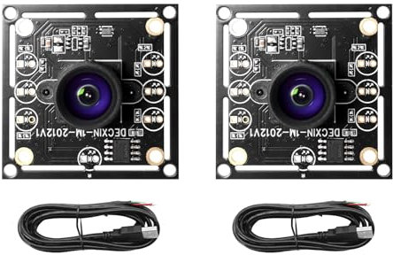 AYWHP 2 x OV9732 Kamera Modul für Autodarts Dart Kamerasystem 100 Grad 1280 x 720, 1 MP, 2M Kabel, 100° Breitwinkel USB-Treiber, Kompatibel mit Autodarts.IO, Windows XP/7/8/10