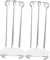 Alasum 2Ensembles Support De Brochettes Acier Inoxydable De Cintres Pratiques Pour Barbecue à Assiette à