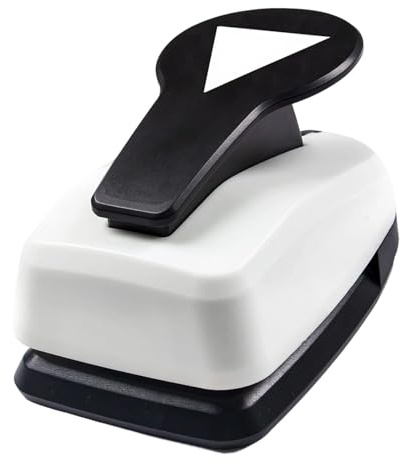 Fenteer Papierstanzer in Papierform, Papierkunst-Stanzer, arbeitssparend, Premium-Locher, Handbuch für handgefertigte Hochzeitskarten, Festivalpapiere, Dreieck
