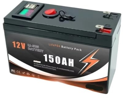 Batteria Ricaricabile A Ciclo Profondo Della Batteria Al Litio Ferro Fosfato Di 12V 150Ah LiFePO4 for Il Sistema Solare(120AH)