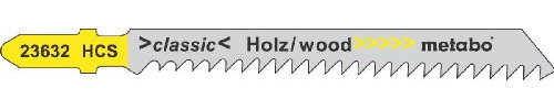 Metabo 100 Stichsägeblätter Holz professional, 623712000