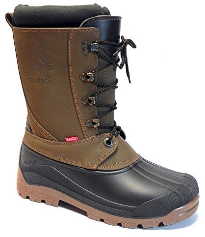 demar. Thermostiefel Jagdstiefel mit WOLLE gefüttert CARIBOU PRO, Braun, 43 EU