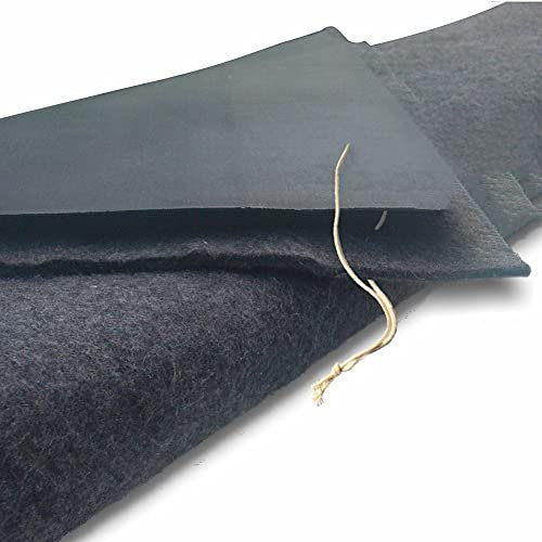 Teichfolie PVC 1mm schwarz in 4m x 5m mit Vlies 500g/qm