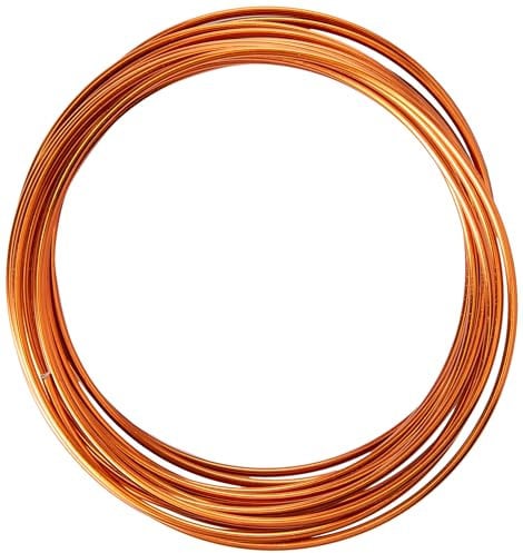 Vaessen Creative Filo di Alluminio 2mm 5m Rame Arancione, Orange Copper, 2 mm 5 m, 5 unità