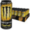 Monster Energy Flavour Rehab Lemonade mit Tee Extrakten & Lemon Geschmack - ohne Kohlensäure , Energy Drink Palette mit 24 x 500ml Dosen , 2in1 Energie Getränk & Eistee
