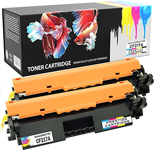 PRESTIGE CARTRIDGE CF217A 17A Kompatible Tonerkartusche für HP LaserJet Pro M102 M102a M102w LaserJet Pro MFP M130 M130a M130fn M130fw M130nw - 2 Schwarz