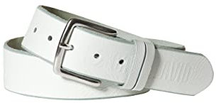 Camp David Herren Gürtel mit Used-Optik White 120