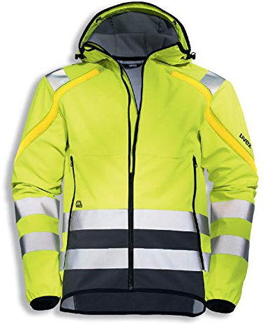 Uvex Protection Flash Arbeitsjacke - Softshell-Warnschutz-Jacke - Gelb - Gr 6XL