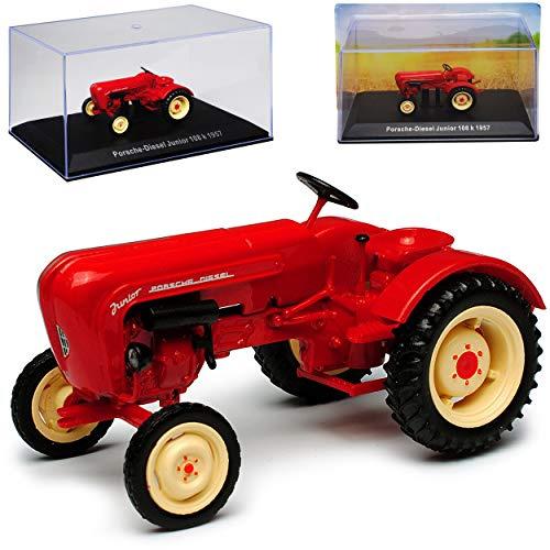 Porsche Diesel Junior 108 K 1957 Rot Traktor 1/43 IXO Modell Auto