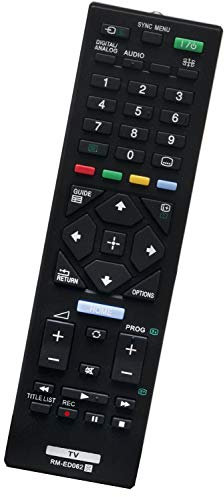 ALLIMITY RM-ED062 149271811 Telecomando Sostituisci per Sony Bravia LED LCD Smart TV KD-43XE7077 KDL-32R423A KDL-32RE400 KDL-40R473A KDL-40R474A KDL-40R485B KDL-40R550C KDL-40RD455 KDL-46R473A