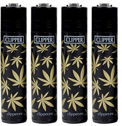 Clipper Golden Leaves Schwarz-Gold Limited Edition Limitierte Feuerzeuge Normalflamme Soft Flamme inkl. 1x Turbo Feuerzeug (4)