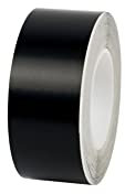 Prolac Bandes décoratives (10 m) pour voiture, moto, bateau ou bricolage - Bandes décoratives autocollantes - Noir mat, 30 mm