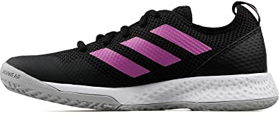 Adidas Tennis Courtflash W, Core Black/Semi Pulse Lilac/Grey Two, GW6263, 40 2/3 EU
