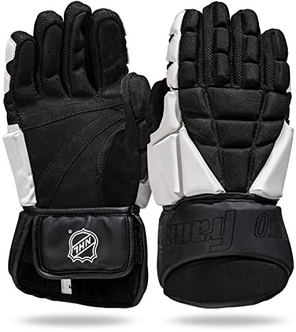 Franklin Sports Hockey Gloves - Ball & Street Hockey Gloves - Lightweight Classic Fit - Senior Size