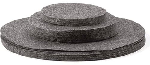 WANGCL 48PCS Felt Plate Dividers Set of 3 Sizes Pads Cookware Bakeware Pot Stacking Protectors Kitchen Dinnerware Storage