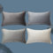 Topfinel Kissenbezug 30x50 grau 4er Set Samt Farbverlauf Kissenbezüge Kissenhülle sofakissen dekokissen Zierkissen Bezug deko für Sofa Schlafzimmer Wohnzimmer Balkon flauschig