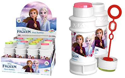 DULCOP - Packung mit 16 Seifenblasen – 175 ml – 047575PA – Blau – Kunststoff – offizielles Lizenzprodukt – Spielzeug für Kinder – Outdoor-Spiel – ab 3 Jahren