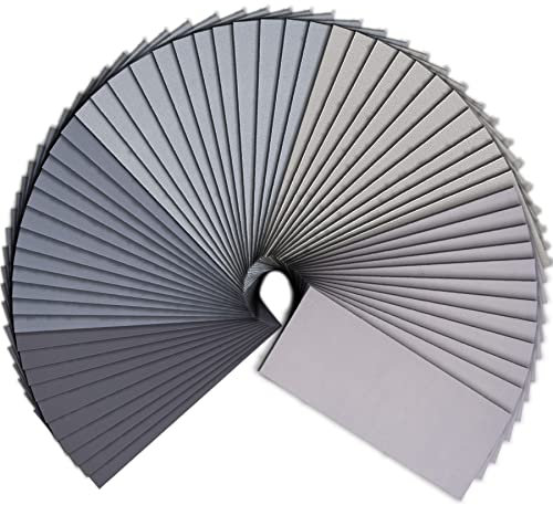 SIQUK 90 Stück Schleifpapier Nass und Trocken Schleifpapier Sortiment 2000 3000 5000 7000 10000 Körnungen Sandpapier 9 x 3,6 Zoll