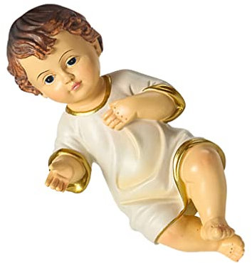 Toyvian Handgefertigte Jesuskind-Statue Aus Kunstharz Religiöse Figur Für Zuhause Kirche Büro Als Dekoratives Wohnaccessoire Und Geschenkidee Für Christen