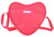 Depesche 12257 TOPModel One Love - Tasche in Herzform für Kinder, rotes Täschchen mit verstellbarem Tragegurt und Frontfach