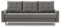 Couch Lena 215x92 mit schlaffunktion und Bettaksen - Klassisch Design - Auffälliger Kronos - Stoff - Kissen - Auswahl an Farben (Kronos 15)
