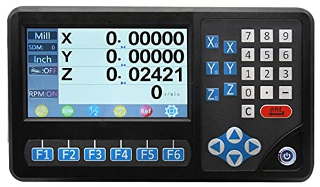 HYSOND 2-Achsen-/3-Achsen-/4-Achsen-Digitalanzeige, Drehzahlfunktion mit Digitalanzeige und Hall-Sensor (Size : 4 Axis DRO RPM)