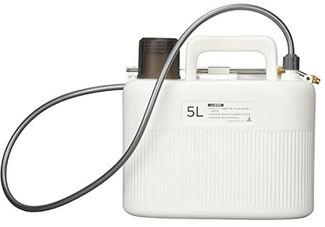 Dpofirs Pulverizador Eléctrico de 5 L, 2200 MAh, Rociador de Mochila Alimentado por Chip de Doble Potencia, Rociador de Jardín Portátil con Mango Recargable USB para Patio, Césped, Malas