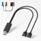 Station de charge pour manette de commutateur compatible avec Nintendo Switch et modèle OLED Joy Con avec indicateur LED, pour Nintendo Switch Joy Con