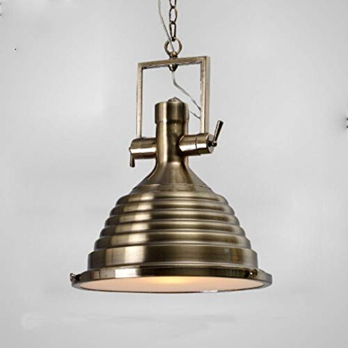 Retro Pendant Light Industrial Lights and Country Dome/Bowl UFO Metal Bronze Shade Chandelier Ceiling Light for Loft Living Room Restaurant Cafe Bar Counter Hanging Lamp Hard Wiring Fixtures E27 It's