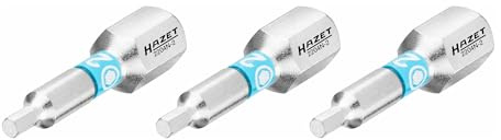 HAZET Bit - Sechskant6,3 (1/4 Zoll) -Sechskant Profil - 2mm -3-tlg.