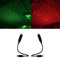 yufana 2 Pièces Ciel Étoilé pour Voiture, Lumières Décoratives LED pour Intérieur de Voiture, Lumière du Ciel Étoilé pour Voiture, Convient pour L'éclairage Décoratif Automobile(Rouge+Vert)