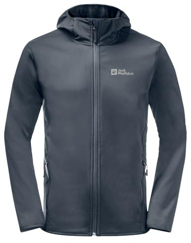 Jack Wolfskin Herren Bornberg Hoody M Softshelljacke, Nature Blue, XL EU