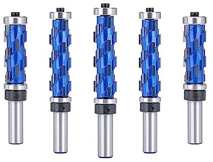 Fresa 12mm 1/2 Vástago Flush Trim End Mill Espiral de carburo sólido Cojinete doble CNC Router Bit for madera ( Size : 12mmx44.5mm )