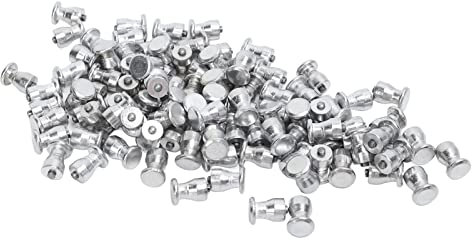 Keenso 100 Stück Reifenbolzen, Schnee-Karbid-Spikes für Rennwagen, Fahrräder, Fatbikes, Roller, Reifen und Laufschuhe, Stiefel Im Winter