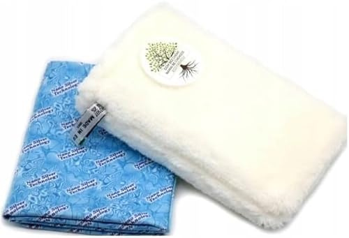 RAYPATH Universal Cleaning Set - Mitt Glove Nova M + Cleaning Pad Sunbeam, Eco Cloth with Nanosilver, CHEMICAL-FREE, Cleaning Pad, Non-Microfiber