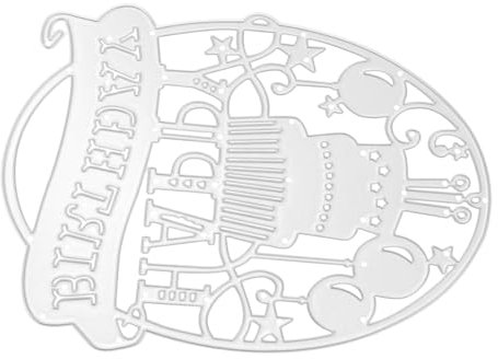 GLSTOY Alles Zum Geburtstag Stanzform DIY Handwerk Stanzform Fotoalbum Formen Prägung Papierherstellung Bastelwerkzeug DIY Sammelalbum Stanzformen Metall Stanzformen Sammelalbum