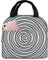 WURTON Isolierte Lunchtasche für Erwachsene, Motiv: Optischer Spin-Illusion, hält Lebensmittel stundenlang warm/kalt