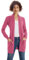 GRACE KARIN Cardigan à Manches Longues Hauts Femme Pull Gilet Long Casual Loose Manteau Tricot Automne Hiver Poches Classsique Rose Foncé Tricoté S