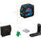 Bosch Professional livella laser a linee GLL 20-22 G (staffa LB 10, laser verde, uso interno, doppia alimentazione, 4 batterie da 1,5 V LR6, custodia protettiva)