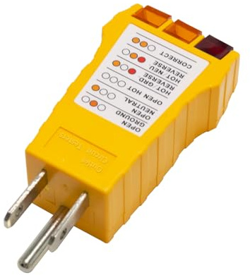 Outlet Tester with Electrical Receptacle Test,Socket Tester for North American Outlets