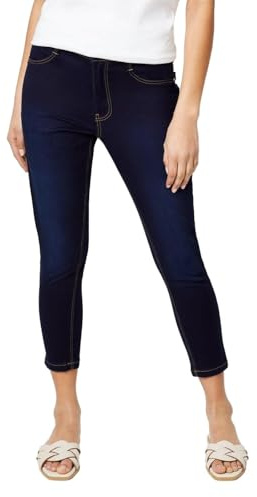 Dorothy Perkins Petite Skinny Ankle Grazer Jeans, 8, Indigo