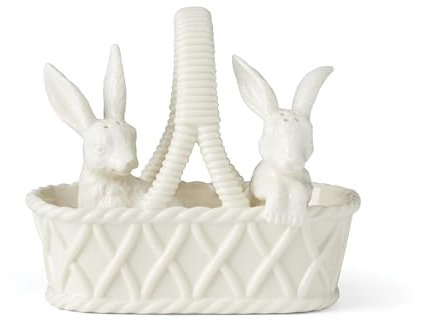 Lenox 897158 Wicker Creek Bunny Salt & Pepper Set